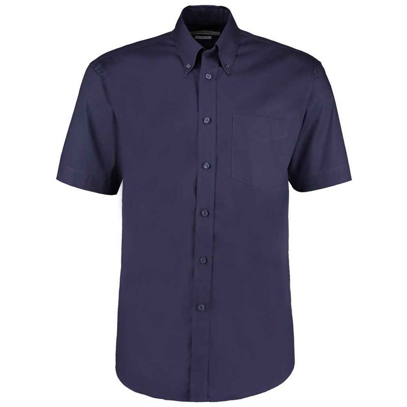 Kustom Kit Premium Short Sleeve Classic Fit Oxford Shirt