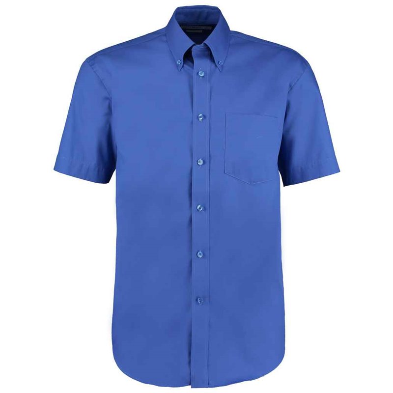 Kustom Kit Premium Short Sleeve Classic Fit Oxford Shirt