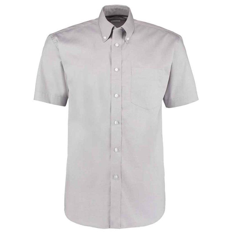 Kustom Kit Premium Short Sleeve Classic Fit Oxford Shirt