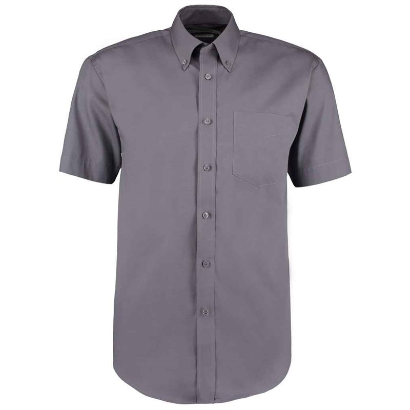 Kustom Kit Premium Short Sleeve Classic Fit Oxford Shirt