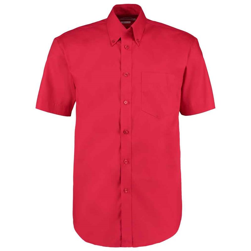 Kustom Kit Premium Short Sleeve Classic Fit Oxford Shirt