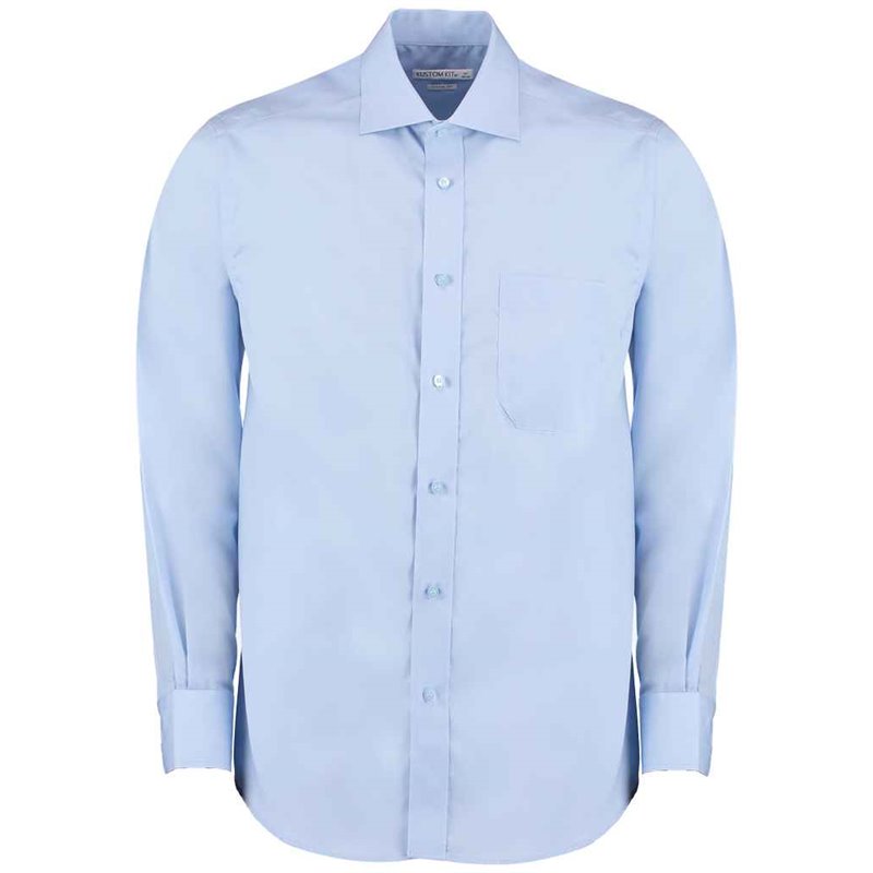Kustom Kit Premium Long Sleeve Classic Fit Non-Iron Shirt