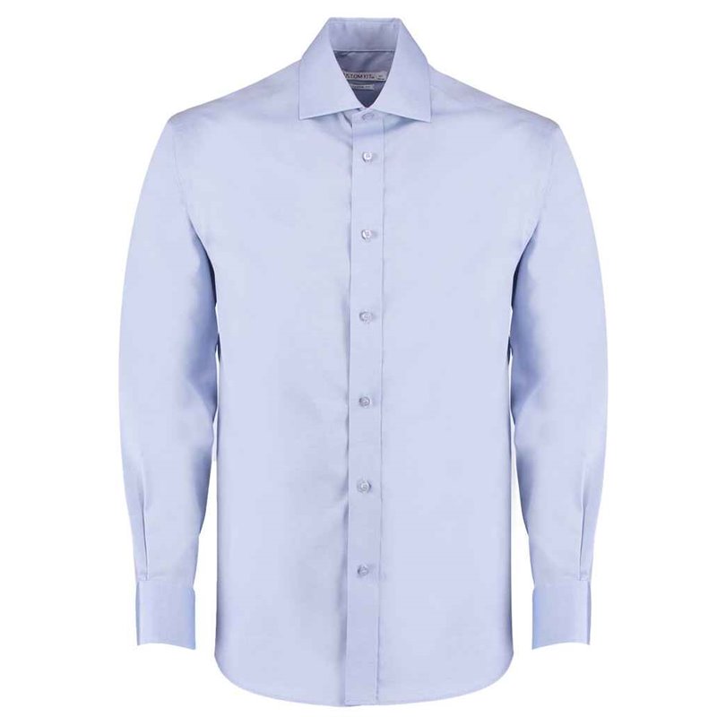 Kustom Kit Premium Long Sleeve Classic Fit Oxford Shirt