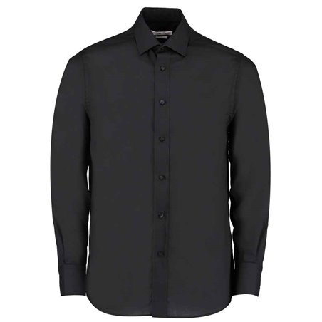 Kustom Kit Long Sleeve Tailored Business Shirt