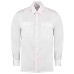 Kustom Kit Long Sleeve Tailored Pilot Shirt