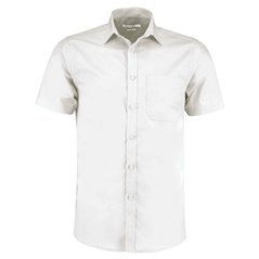 Kustom Kit Short Sleeve Tailored Poplin Shirt