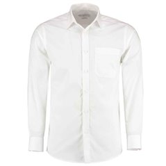 Kustom Kit Long Sleeve Tailored Poplin Shirt