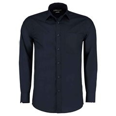 Kustom Kit Long Sleeve Tailored Poplin Shirt
