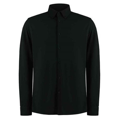 Kustom Kit Long Sleeve Superwash® 60°C Piqué Shirt