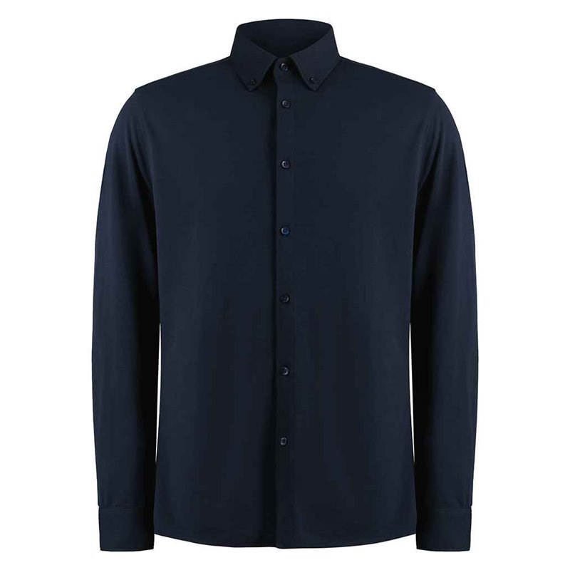 Kustom Kit Long Sleeve Superwash® 60°C Piqué Shirt
