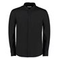 Kustom Kit Long Sleeve Tailored Mandarin Collar Shirt