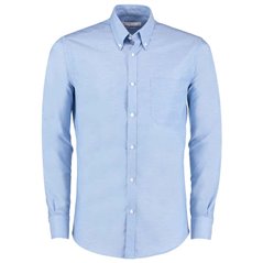 Kustom Kit Long Sleeve Slim Fit Workwear Oxford Shirt