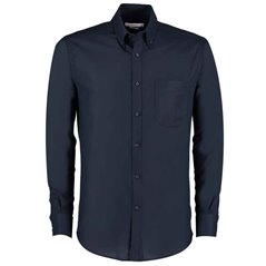 Kustom Kit Long Sleeve Slim Fit Workwear Oxford Shirt