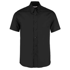 Kustom Kit Premium Short Sleeve Tailored Oxford Shirt