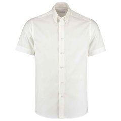 Kustom Kit Premium Short Sleeve Tailored Oxford Shirt