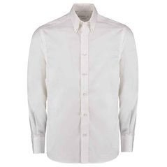 Kustom Kit Premium Long Sleeve Tailored Oxford Shirt