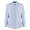 Kustom Kit Premium Long Sleeve Contrast Tailored Oxford Shirt