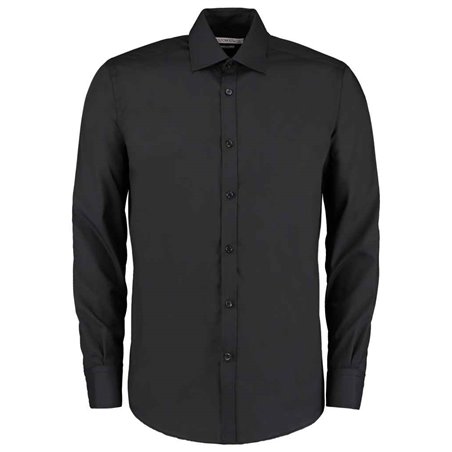 Kustom Kit Long Sleeve Slim Fit Business Shirt