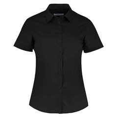 Kustom Kit Ladies Short Sleeve Tailored Poplin Shirt