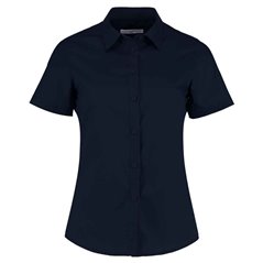 Kustom Kit Ladies Short Sleeve Tailored Poplin Shirt