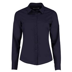 Kustom Kit Ladies Long Sleeve Tailored Poplin Shirt
