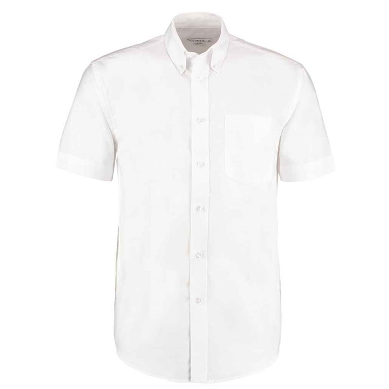 Kustom Kit Short Sleeve Classic Fit Workwear Oxford Shirt