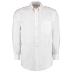 Kustom Kit Long Sleeve Classic Fit Workwear Oxford Shirt