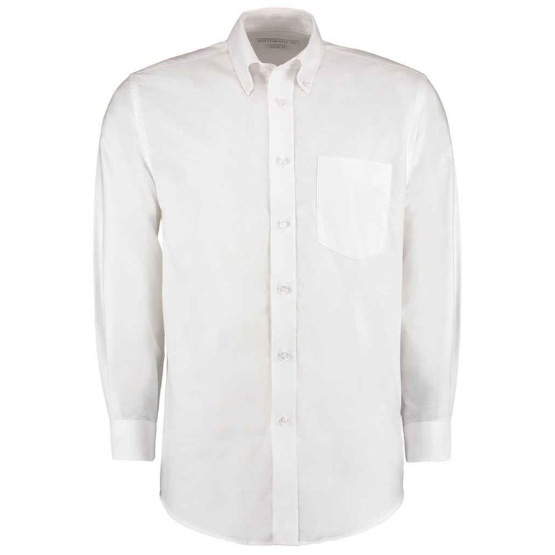 Kustom Kit Long Sleeve Classic Fit Workwear Oxford Shirt