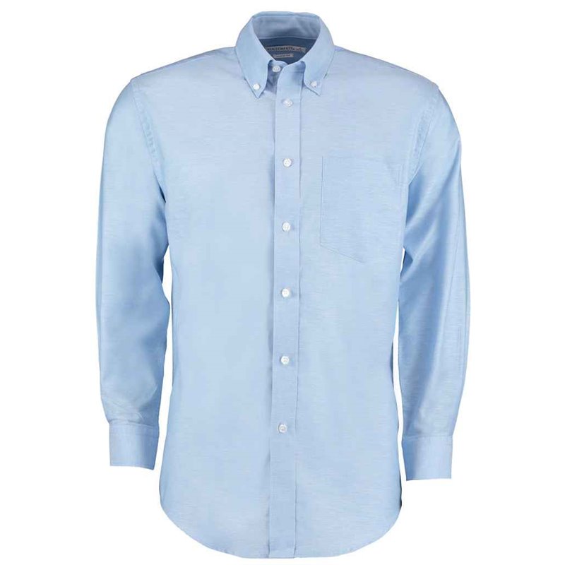 Kustom Kit Long Sleeve Classic Fit Workwear Oxford Shirt