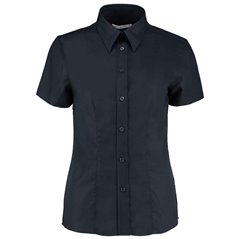 Kustom Kit Ladies Short Sleeve Tailored Workwear Oxford Shirt