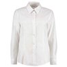 Kustom Kit Ladies Long Sleeve Tailored Workwear Oxford Shirt