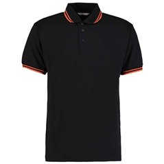Kustom Kit Contrast Tipped Poly/Cotton Piqué Polo Shirt