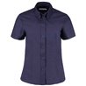 Kustom Kit Ladies Premium Short Sleeve Tailored Oxford Shirt
