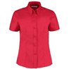 Kustom Kit Ladies Premium Short Sleeve Tailored Oxford Shirt