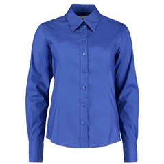 Kustom Kit Ladies Premium Long Sleeve Tailored Oxford Shirt