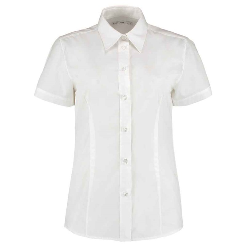 Kustom Kit Ladies Short Sleeve Classic Fit Workforce Shirt