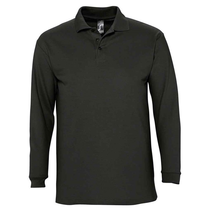SOL'S Winter II Long Sleeve Cotton Piqué Polo Shirt