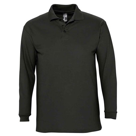 SOL'S Winter II Long Sleeve Cotton Piqué Polo Shirt