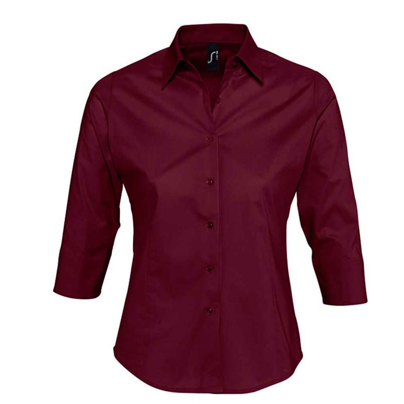 SOL'S Ladies Effect 3/4 Sleeve Fitted Shirt