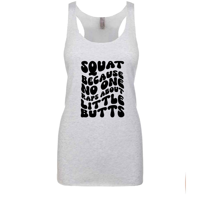 Funny Gym Quote Racer Back Gym Vest