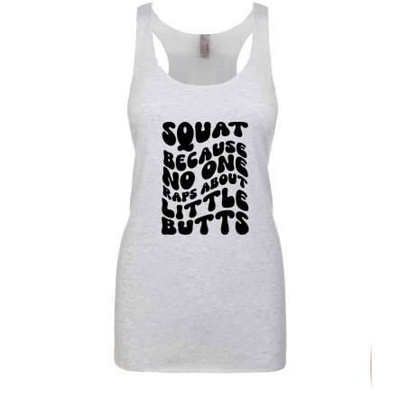 Funny Gym Quote Racer Back Gym Vest