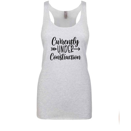 Funny Gym Quote Racer Back Gym Vest