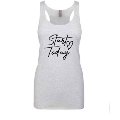 Funny Gym Quote Racer Back Gym Vest