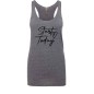 Funny Gym Quote Racer Back Gym Vest
