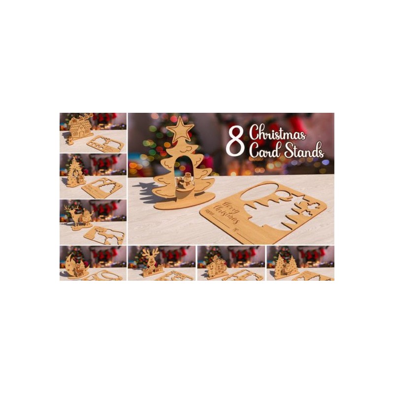 3d Pop out wooden Christmas Cards.