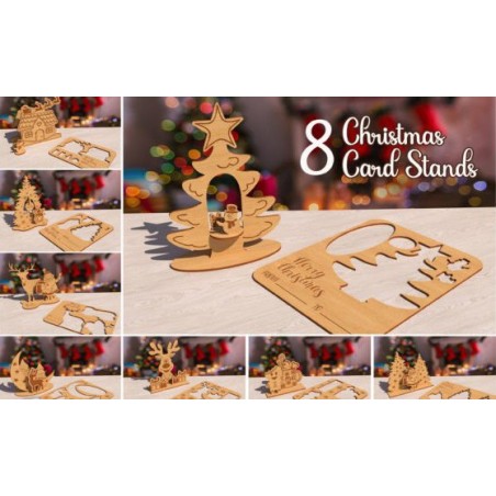 3d Pop out wooden Christmas Cards.