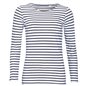 SOL'S Ladies Marine Long Sleeve Striped T-Shirt