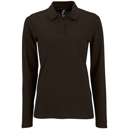 SOL'S Ladies Perfect Long Sleeve Piqué Polo Shirt